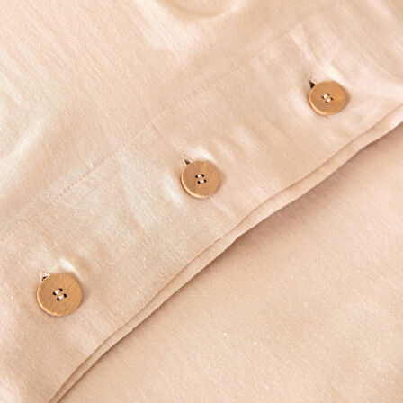 Ines Ekstra Çift Kişilik Nevresim Seti 230x220 cm Kum Beji