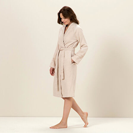 Derin Unisex Bornoz BEJ/ADACAYI