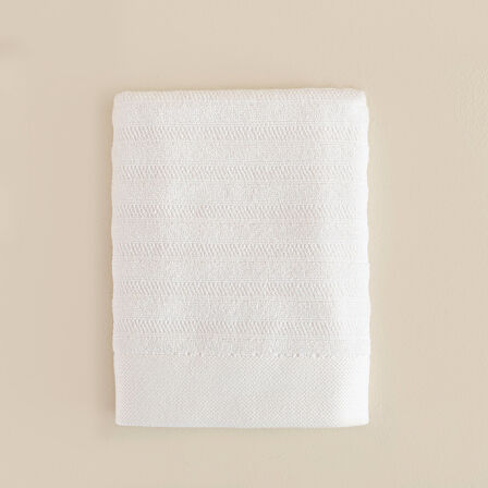 Cavalo  Banyo Havlusu 85x150 cm Beyaz