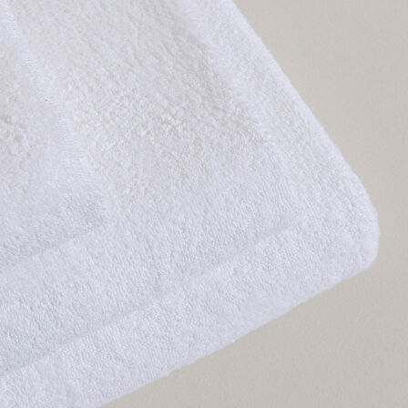 Endi Banyo Havlusu  70x140 cm Beyaz/Aqua