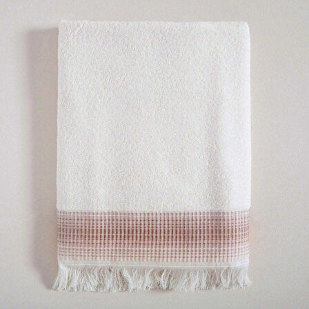 Endi Banyo Havlusu  70x140 cm Ekru/Bej