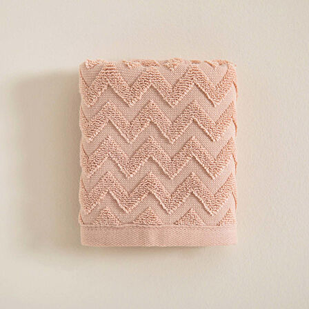 Zigzag El Havlusu 30x40 cm EKRU/KOYU SOMON