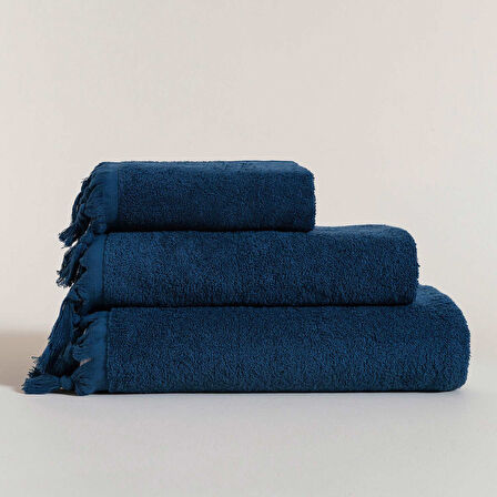 Hemillie Banyo Havlusu 70x140 cm Marin Mavi