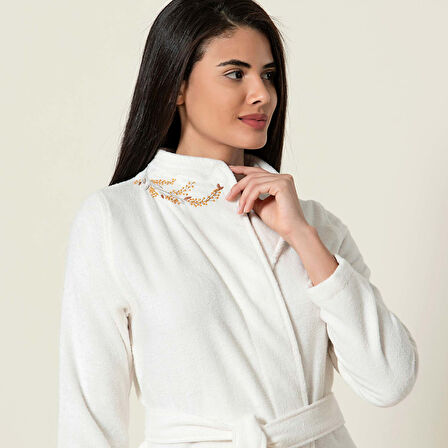 Alface Kadın Bornoz Ekru