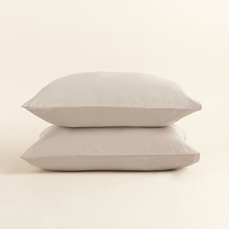 Classic Standart Yastık Kılıfı 50x70 cm Bej