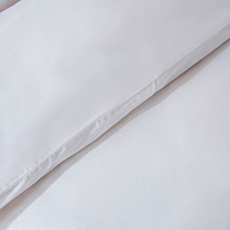 Alana Nevresim Seti Çift Kişilik 200x220 cm Beyaz