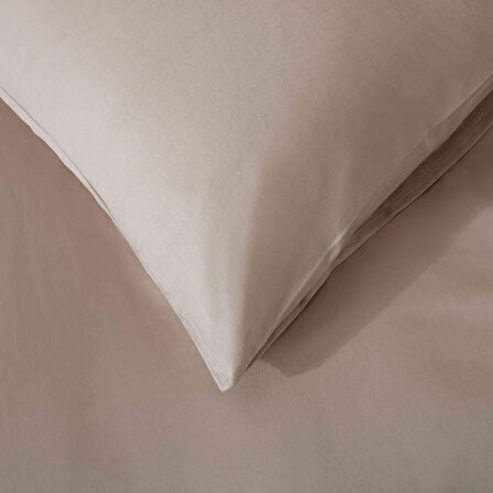Alana Nevresim Seti Çift Kişilik 200x220 cm Taş