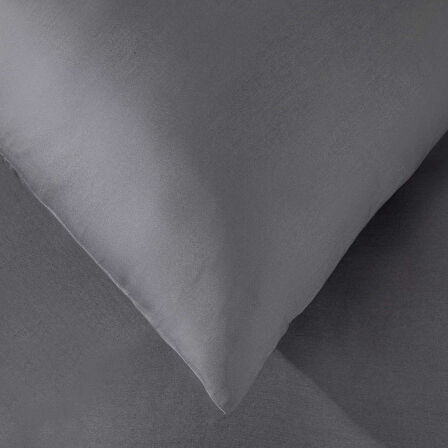 Alana Nevresim Seti King Size 230x220 cm Koyu Gri