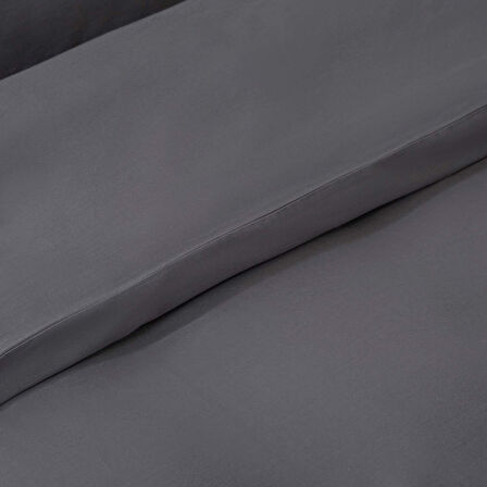 Alana Nevresim Seti King Size 230x220 cm Koyu Gri