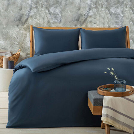 Alana Nevresim Seti King Size 230x220 cm Mavi