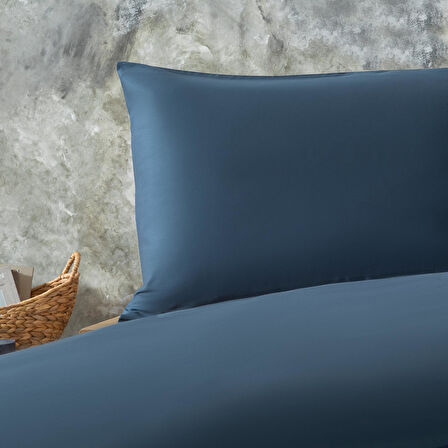 Alana Nevresim Seti King Size 230x220 cm Mavi