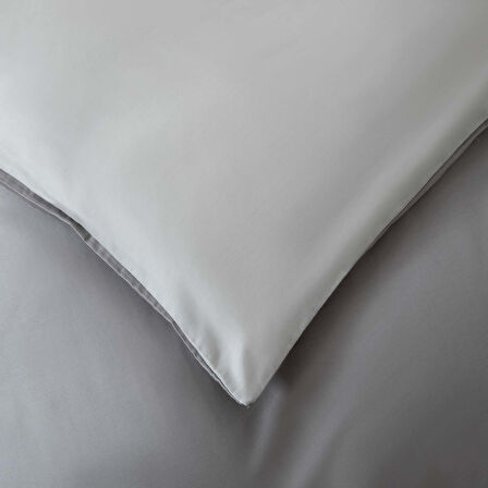 Bettie Nevresim Seti Tek Kişilik 160x220 cm SOGUK GRI/GRI