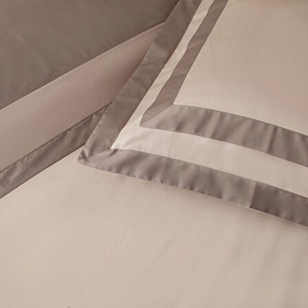 Camella Nevresim Seti 230x220 cm Taş/Bej