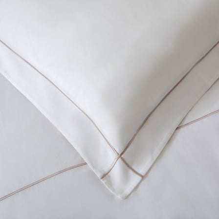 Falıcıa %100 Pamuk King Size Nevresim Seti 230X220 Cm Ekru