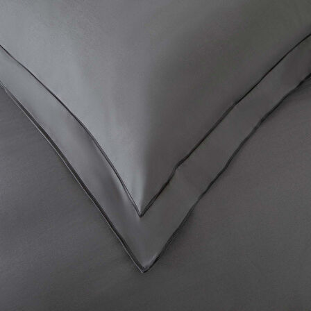Farah Nevresim Seti 260x220 cm Koyu Gri