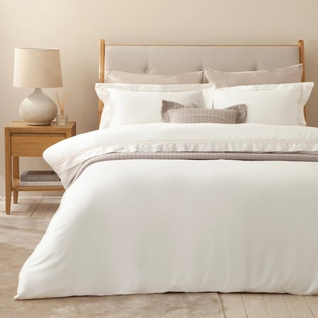 Glad %100 Pamuk King Size Nevresim Seti 230X220 Cm Ekru/Taş