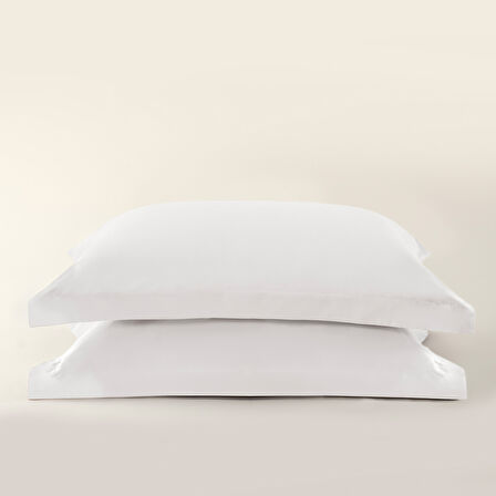 Luxury Yastık Kılıfı 50x70 cm Beyaz
