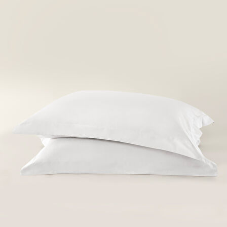 Luxury Yastık Kılıfı 50x70 cm Beyaz