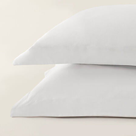 Luxury Yastık Kılıfı 50x70 cm Beyaz