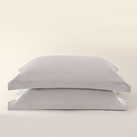 Luxury Yastık Kılıfı 50x70 cm Soğuk Gri