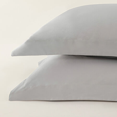Luxury Yastık Kılıfı 50x70 cm Soğuk Gri