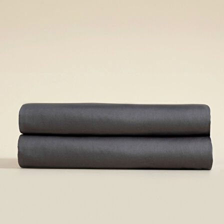 Luxury Düz Çarsaf 260x280 cm Koyu Gri