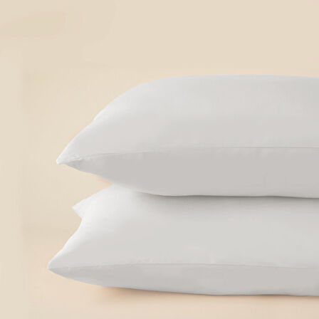 Alana Yastık Kılıfı 50x70 cm Beyaz