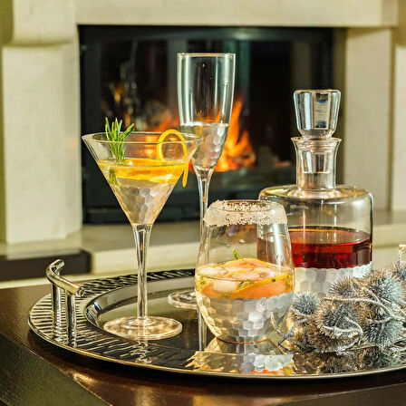 Festi Kokteyl Kadehi TRANSPARAN/GUMUS