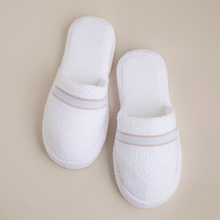 Derin Unisex Terlik Beyaz/Açık Mavi