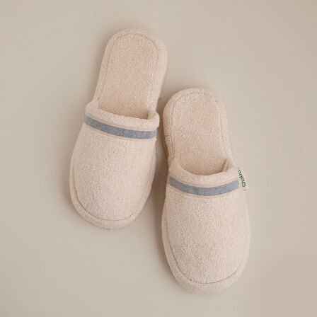 Derin Unisex Terlik BEJ/LACİVERT