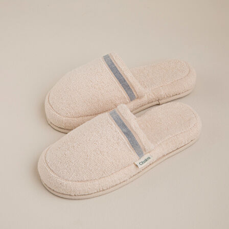 Derin Unisex Terlik BEJ/LACİVERT