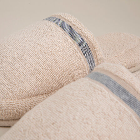 Derin Unisex Terlik BEJ/LACİVERT