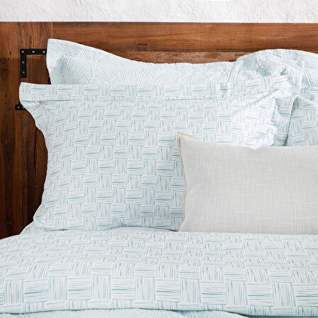 Ocean Nevresim Seti Ekstra King 260x220 cm Beyaz