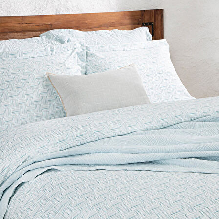 Ocean Nevresim Seti Ekstra King 260x220 cm Beyaz