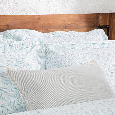 Ocean Nevresim Seti Ekstra King 260x220 cm Beyaz