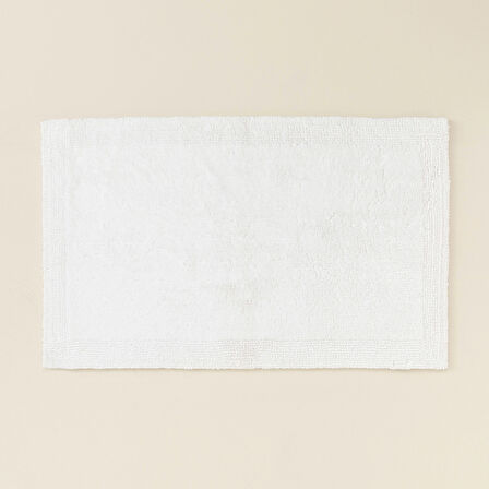 Tabias Banyo Paspası 60x100 cm Beyaz