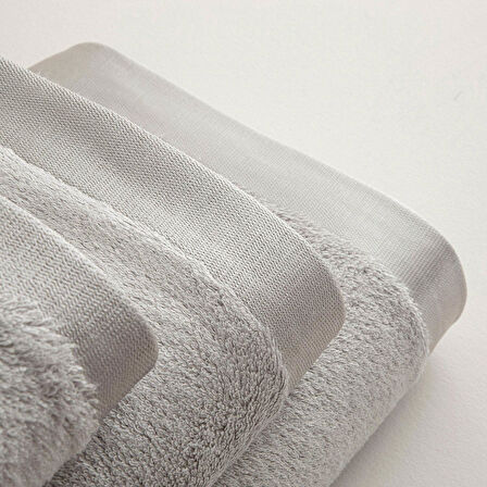 Floss Banyo Havlusu 85x150 cm Açık Gri