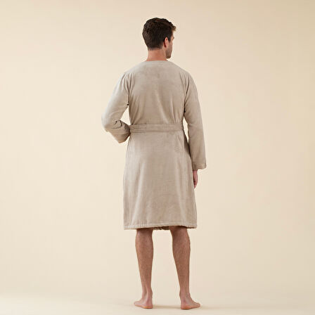 Floss Unisex Bornoz Bej