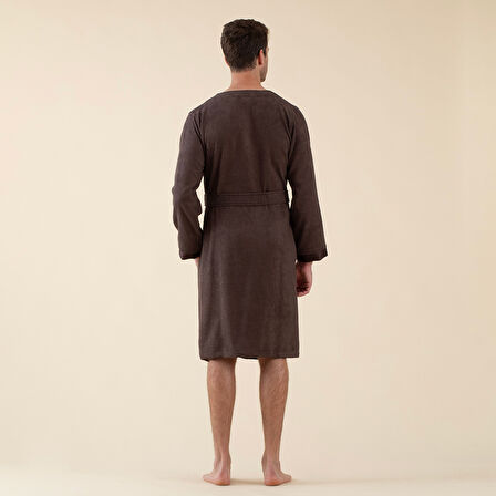 Floss Unisex Bornoz Koyu Kahve