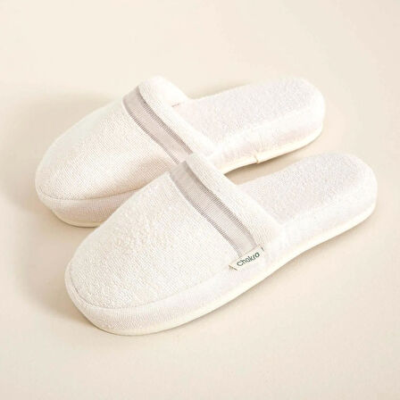 Derin Unisex Terlik Ekru/Bej/Kahve