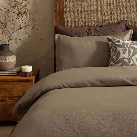 Perle Nevresim Seti 260x220 cm Kahve