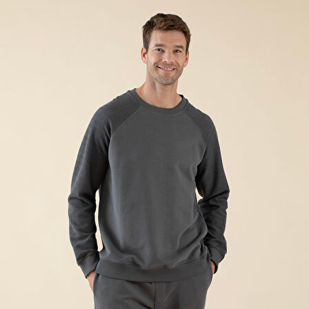 Naphte Erkek Sweatshirt Antrasit