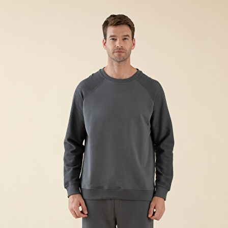 Naphte Erkek Sweatshirt Antrasit