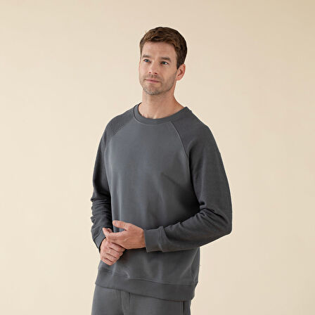 Naphte Erkek Sweatshirt Antrasit