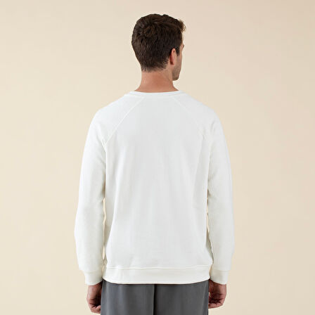 Naphte Erkek Sweatshirt Ekru