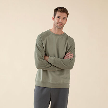 Naphte Erkek Sweatshirt Yeşil