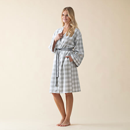 Castillo Kadın Sabahlık Gri