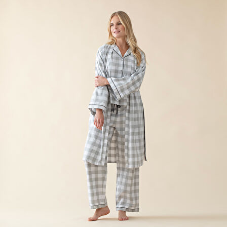 Castillo Kadın Sabahlık Gri