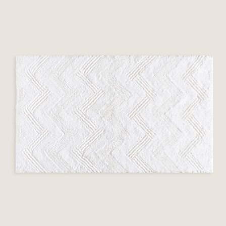 Delmar Banyo Paspası 60x100 cm Beyaz