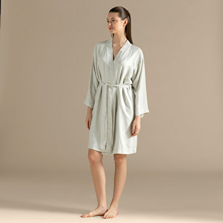 Tanıta Sabahlık Gri Melanj